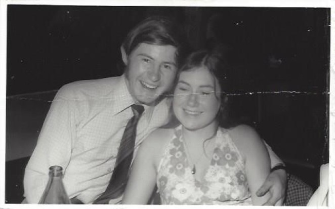A very young Mike and Maureen during their dating days
