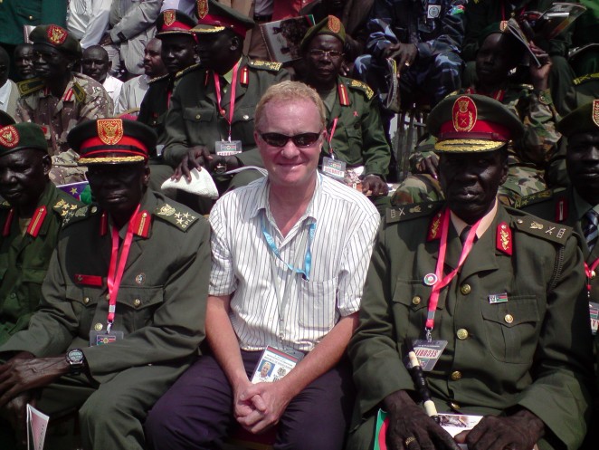 Alastair centre during The Day of Independence South Sudan 2011