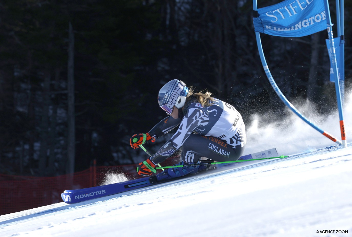 Alice Robinson in action in Killington today credit Alexis Boichard Agence Zoom