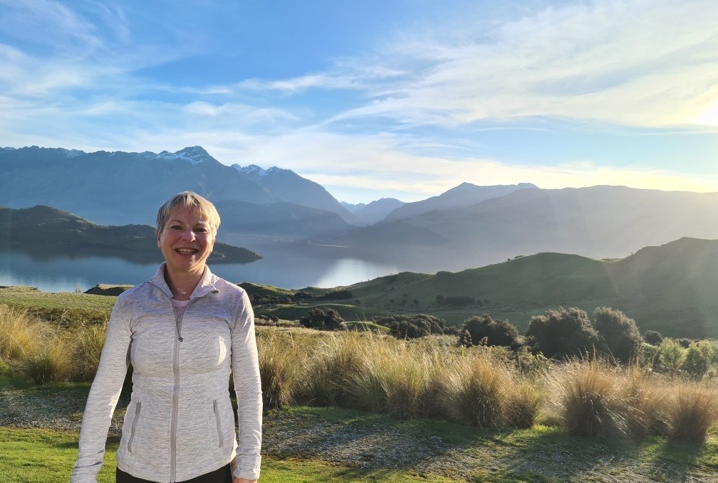 Alison enjoying some school holidays outdoor recreation in a well earned break from the classroom recently