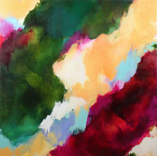 Amanda Gruenwald Maroon Orange Green 2022