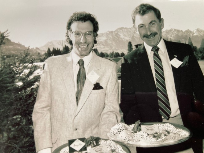 Among the best in the business Domenic left and Ray during Roaring Megs heyday