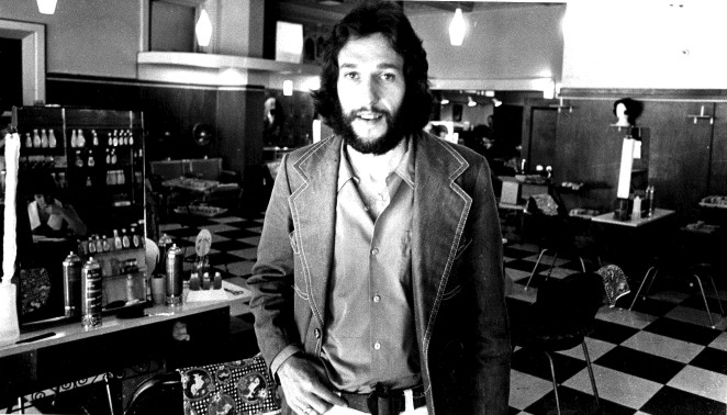 David starring in Rolling Stone Magazine in his hairdressing heyday