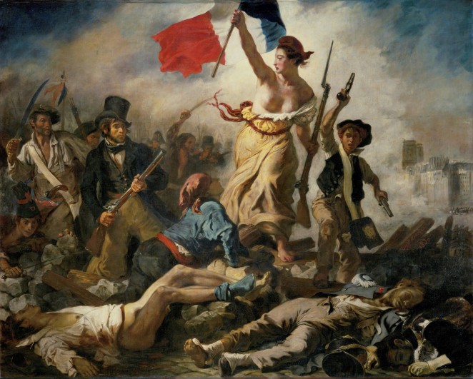 Eugene Delacroix Liberty Leading the People 1830 Copy v2