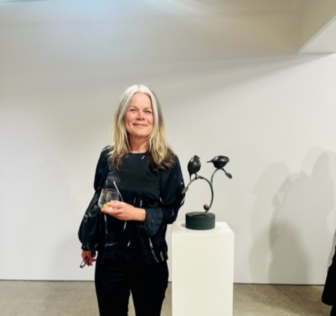 Fiona Garlick at a recent show in Wellington