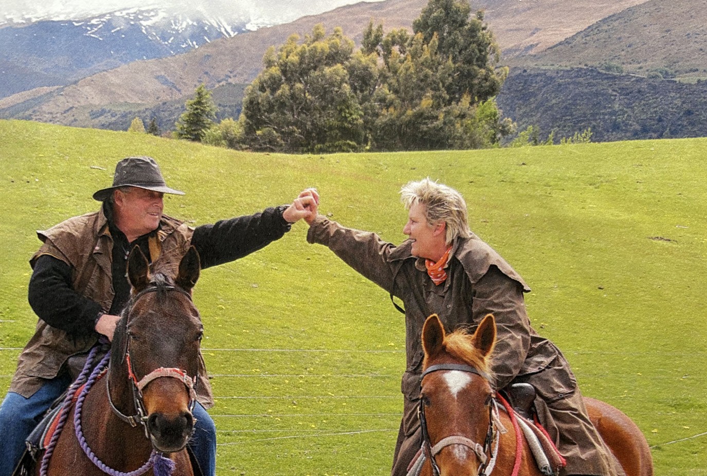 Geoff left and Janice during their Moonlight Stables days copy v4