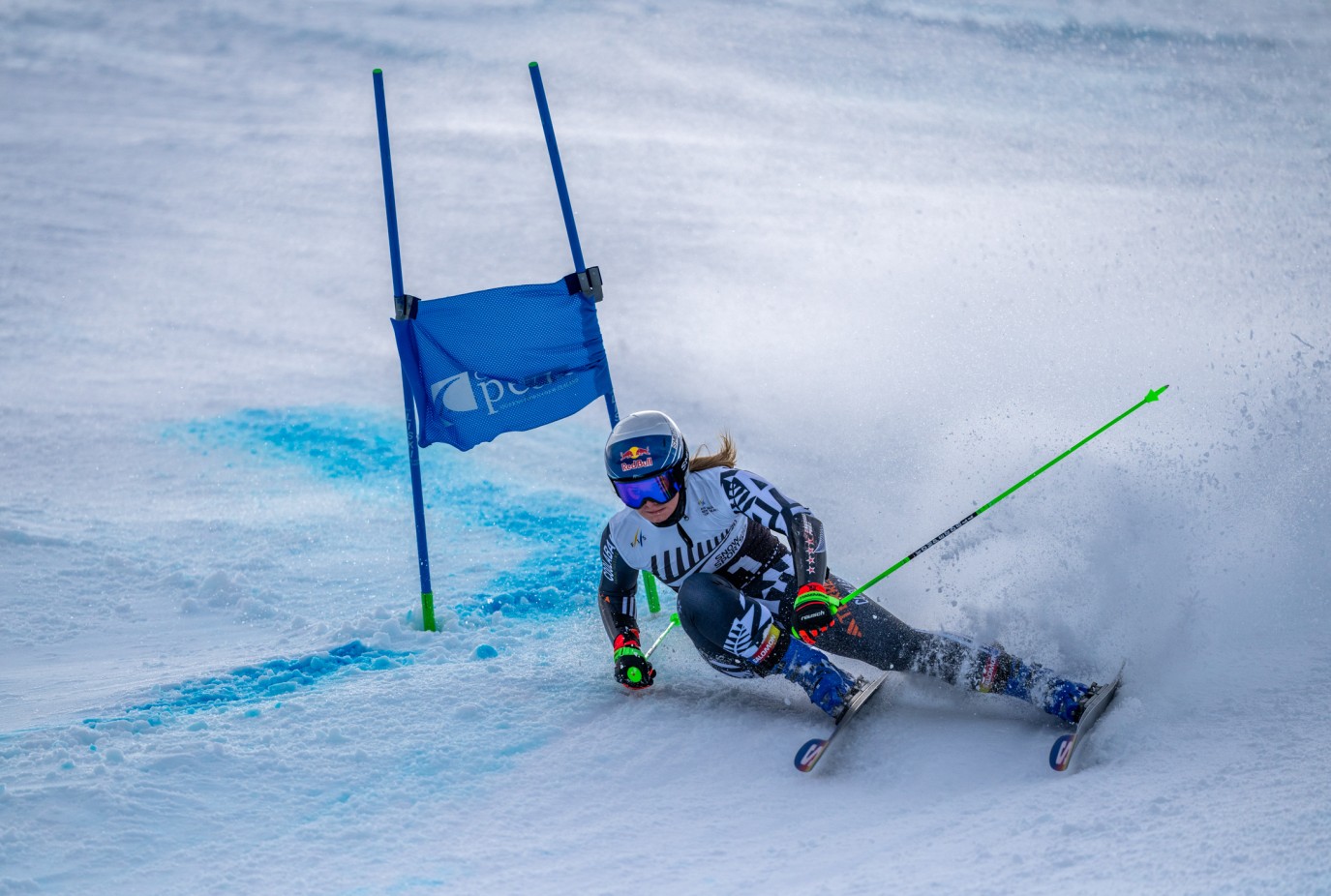 Image 2 Alice Robinson in action today credit Snow Sports NZ