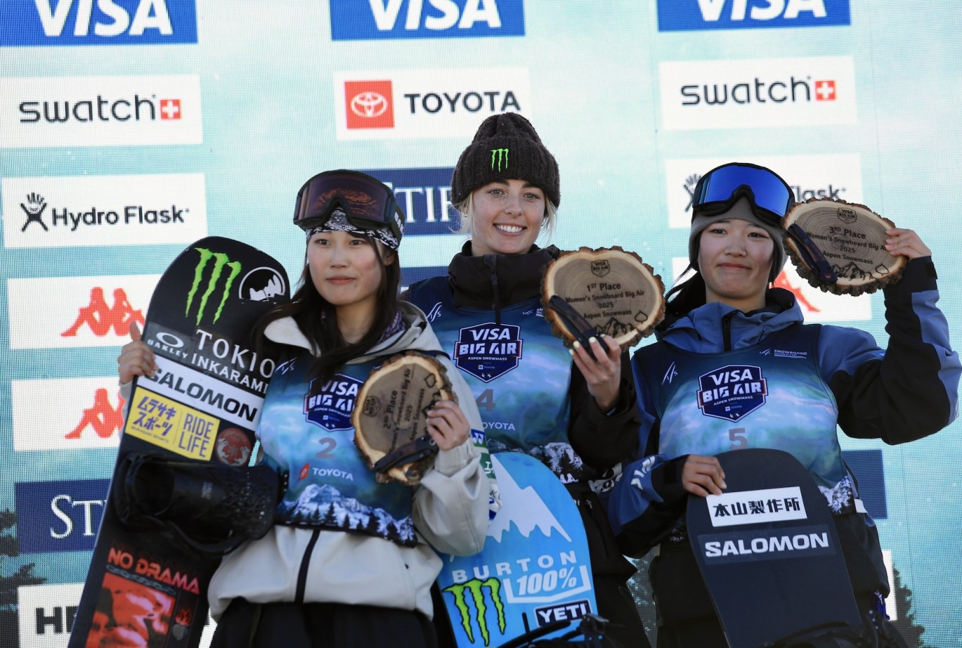 Image One Womens Big Air Podium credit FIS Park Pipe