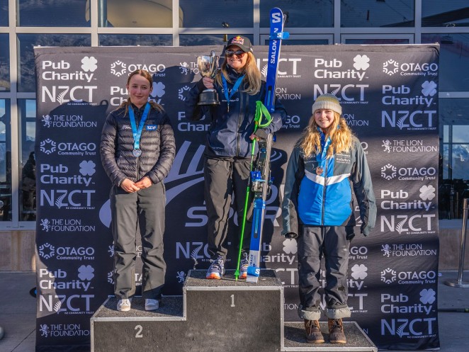 Image One Womens Podium Credit Ross Mackay   Snow Sports NZ