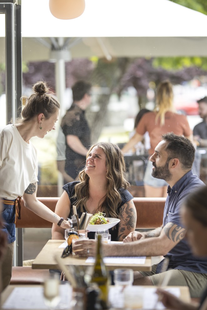 Jamie with Guests at Odd Saint small