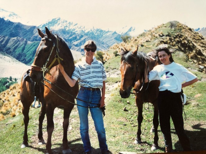 Jane left during her horse trekking days