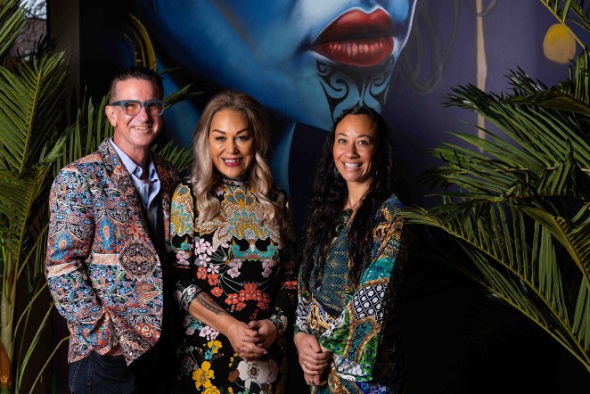 Karen and John at the opening of Manu copy