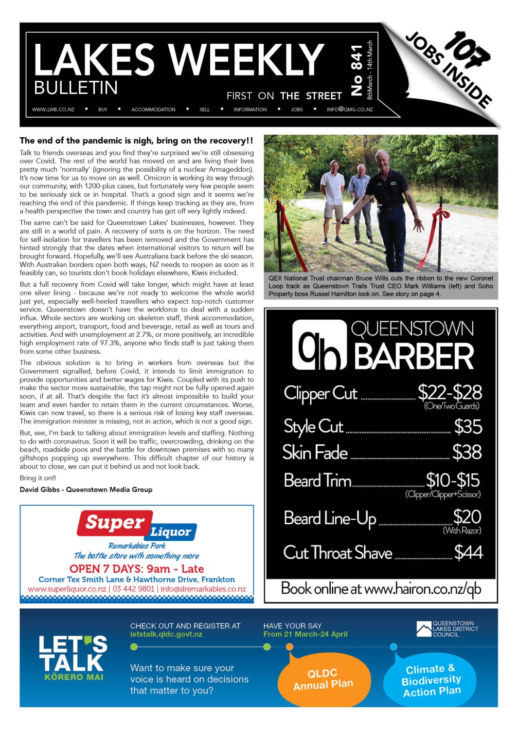 Issue 841 » Lakes Weekly Bulletin