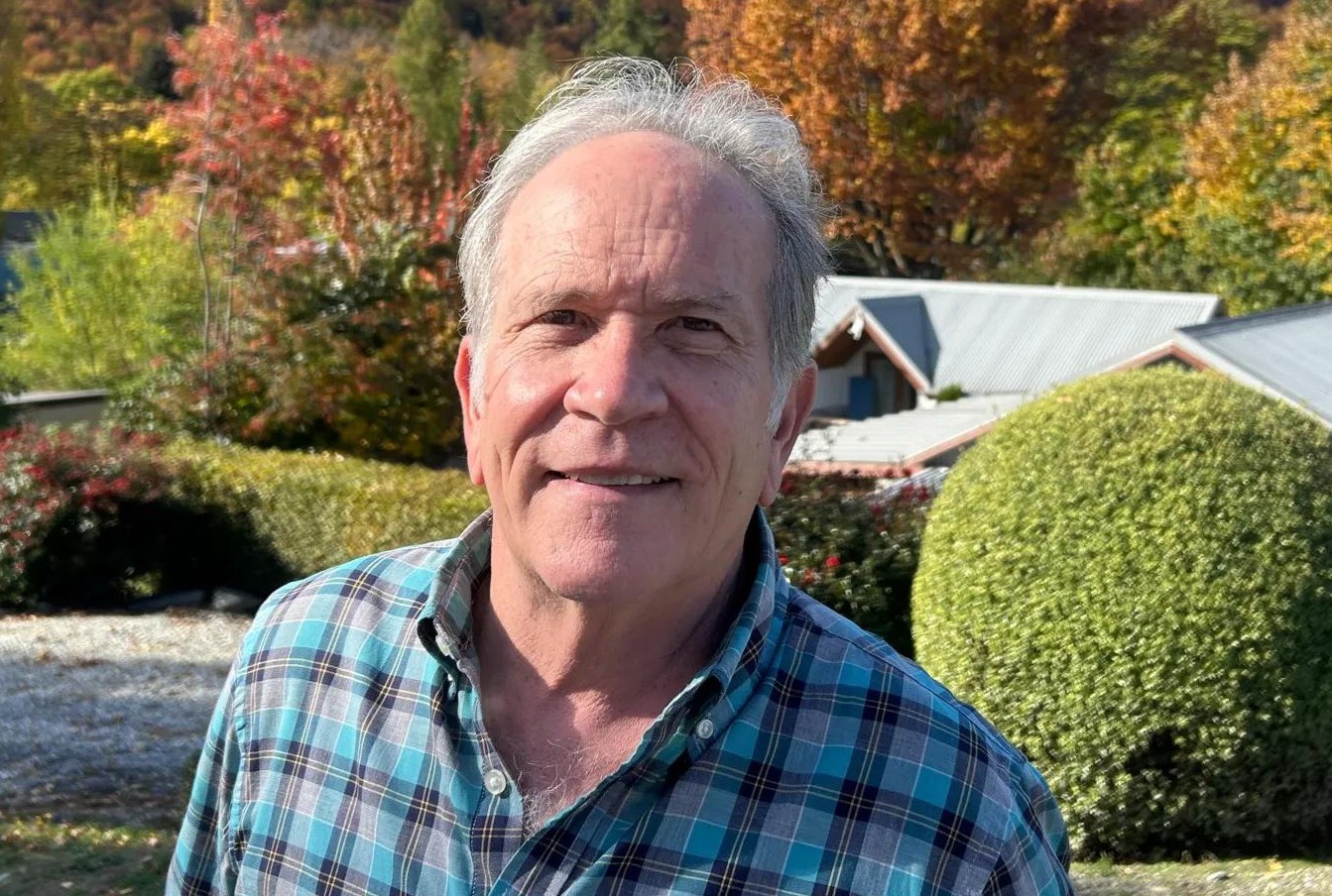 Mark at home in his beloved Arrowtown