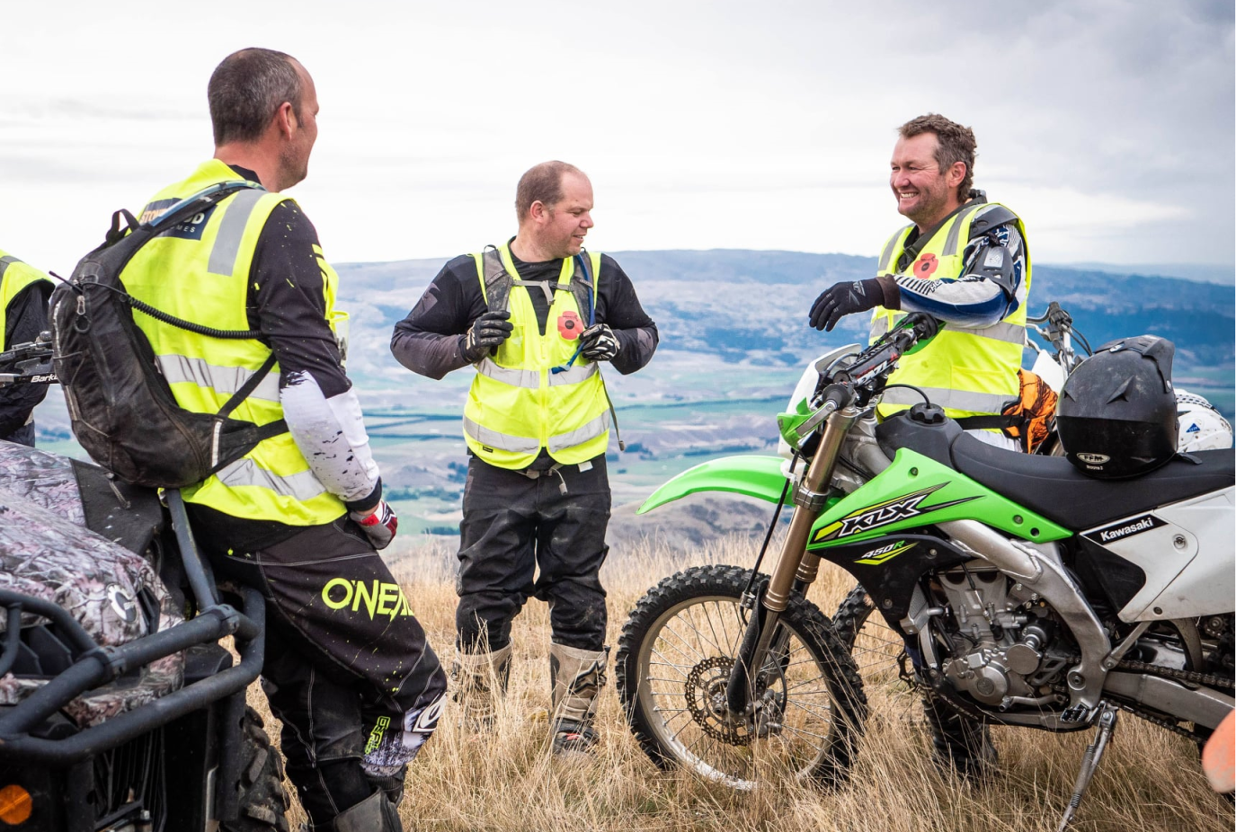 Marshal team at Wanaka Trail Ride. IMAGE CREDIT Tonia Kraakman