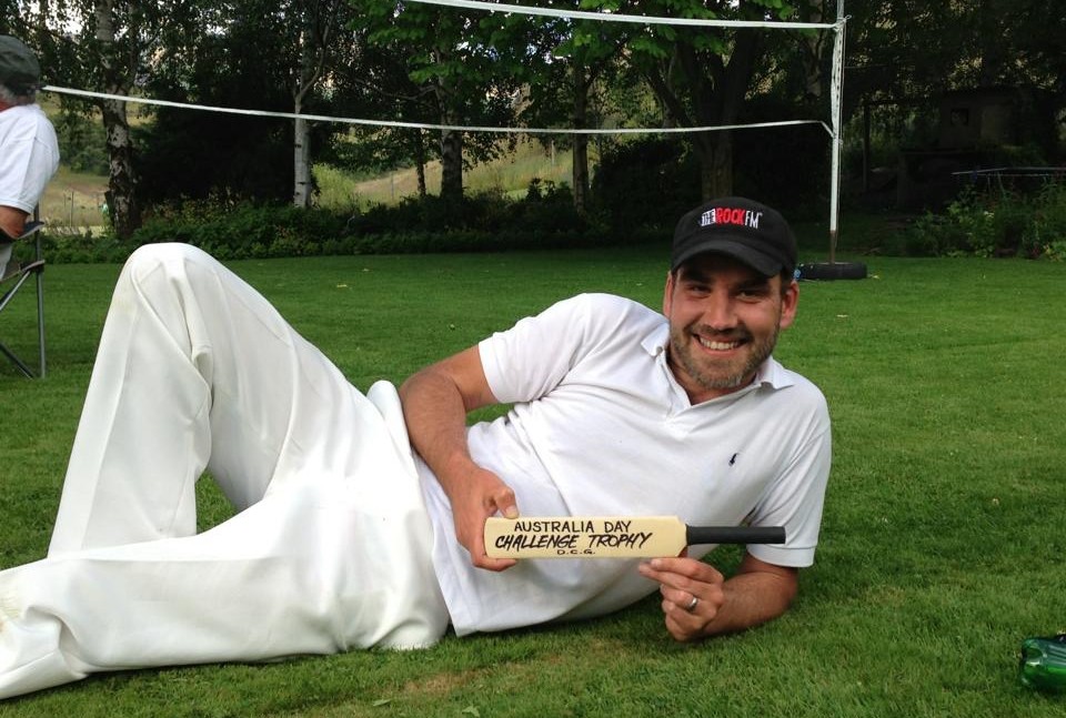 Marty four time winning captain of the Australia Day Cricket game at the Doyle Cricket Ground v2