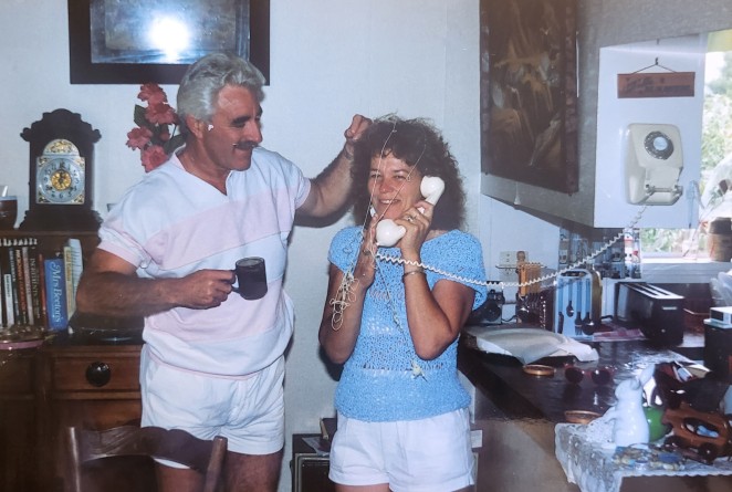 Maureen and Bill in the state house at 34 Douglas Street