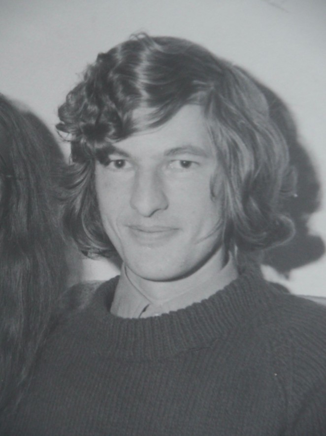 Michael as a student in 1974