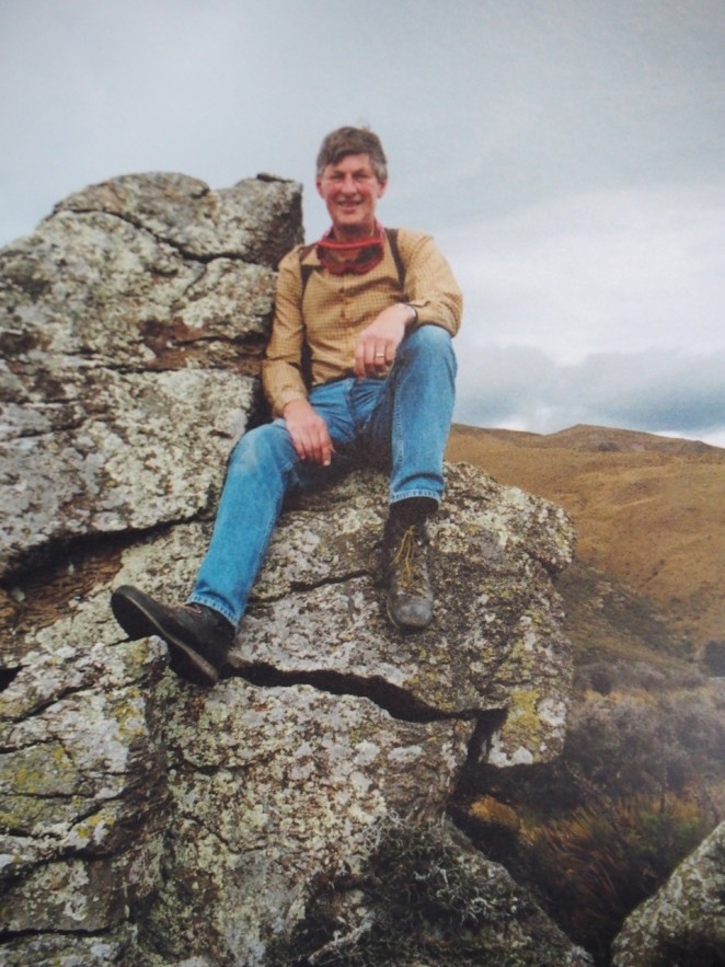 Michael on an offroad motorcycle trip into the Nevis Valley in the late 80s