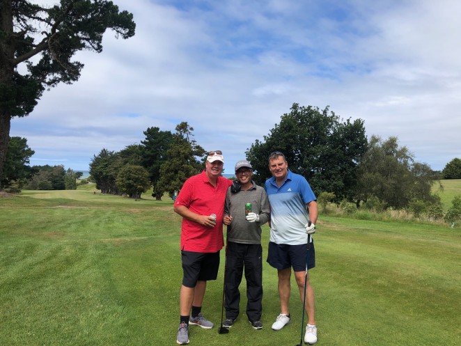 Ming and his golf buddies