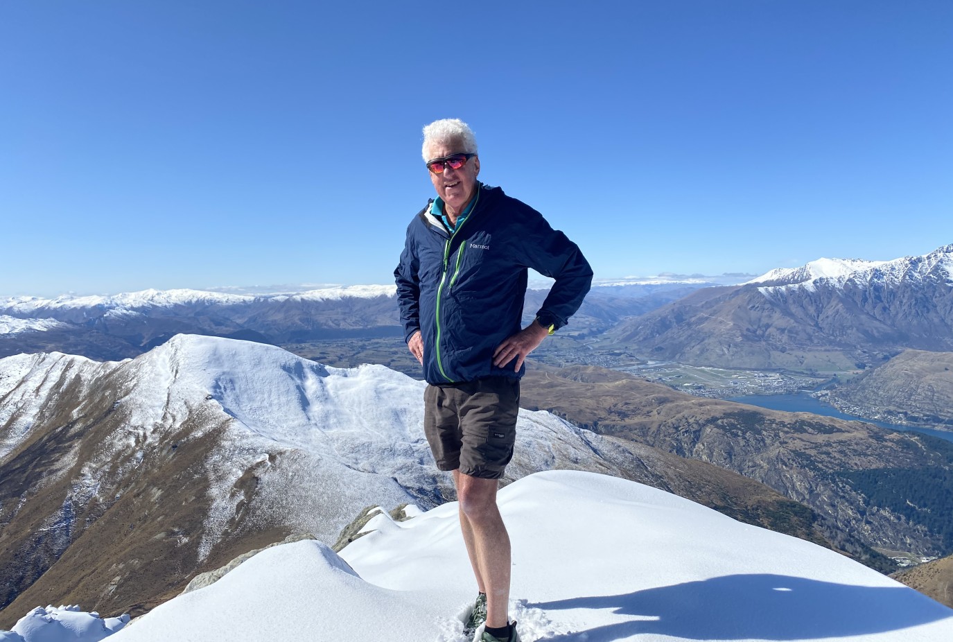 Mr D Mark Douglas atop his beloved Ben Lomond