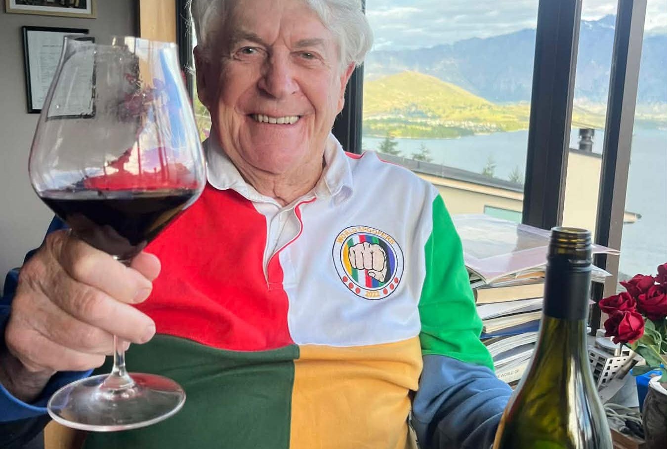 Murray sporting his Spoofing shirt celebrating yet another wonderful occasion around 2024 v2