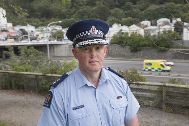 Police National Director of Road Policing Superintendent Steve Greally from Wellington joined local Police on the checkpoint frontline.