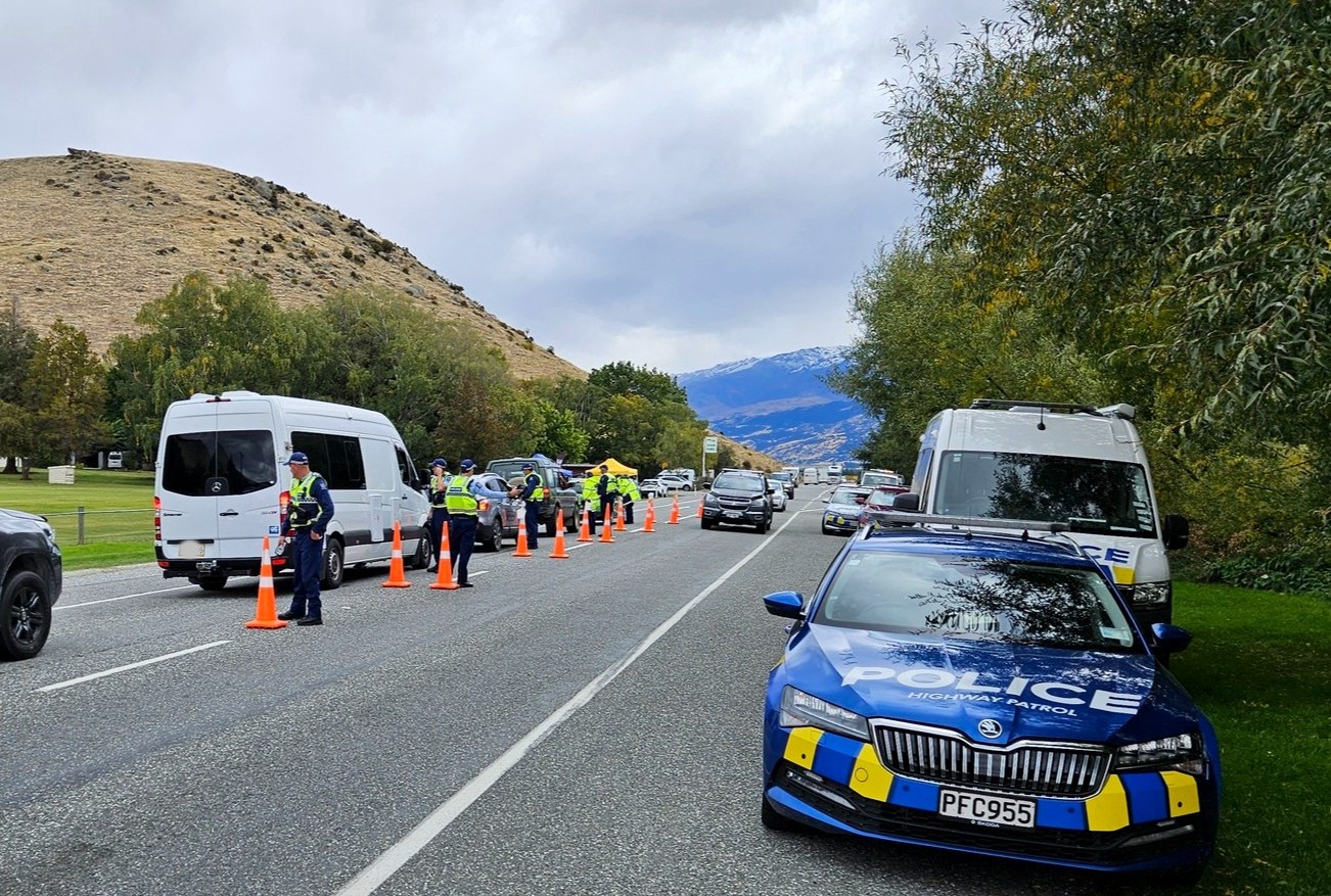 Police drink drive stop