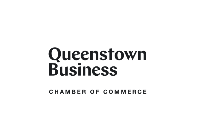 QueenstownBusiness Logo Dark Bg AllBlack