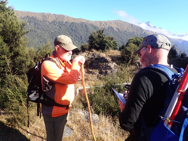 Richard left still on the job in his beloved Wakatipu