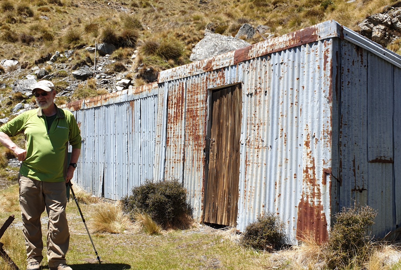 Richard out in the mountains he loves Photo Department of Conservation