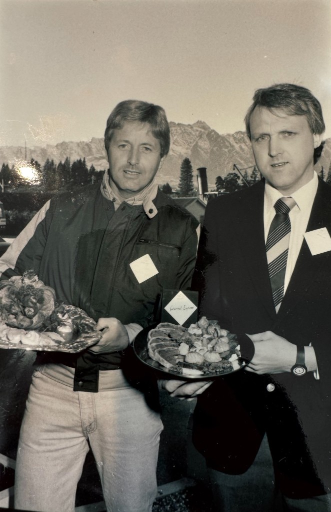 Richard right and Josef with their SPHCI Garden Plate Award during their Gourmet Express days