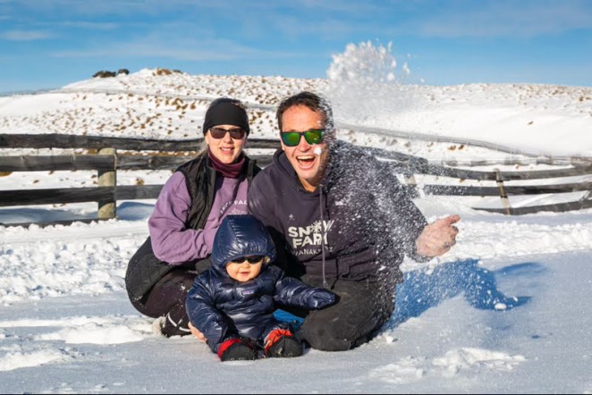 Samuel Lee Alyse Lee with son Archie. credit Geoff Marks