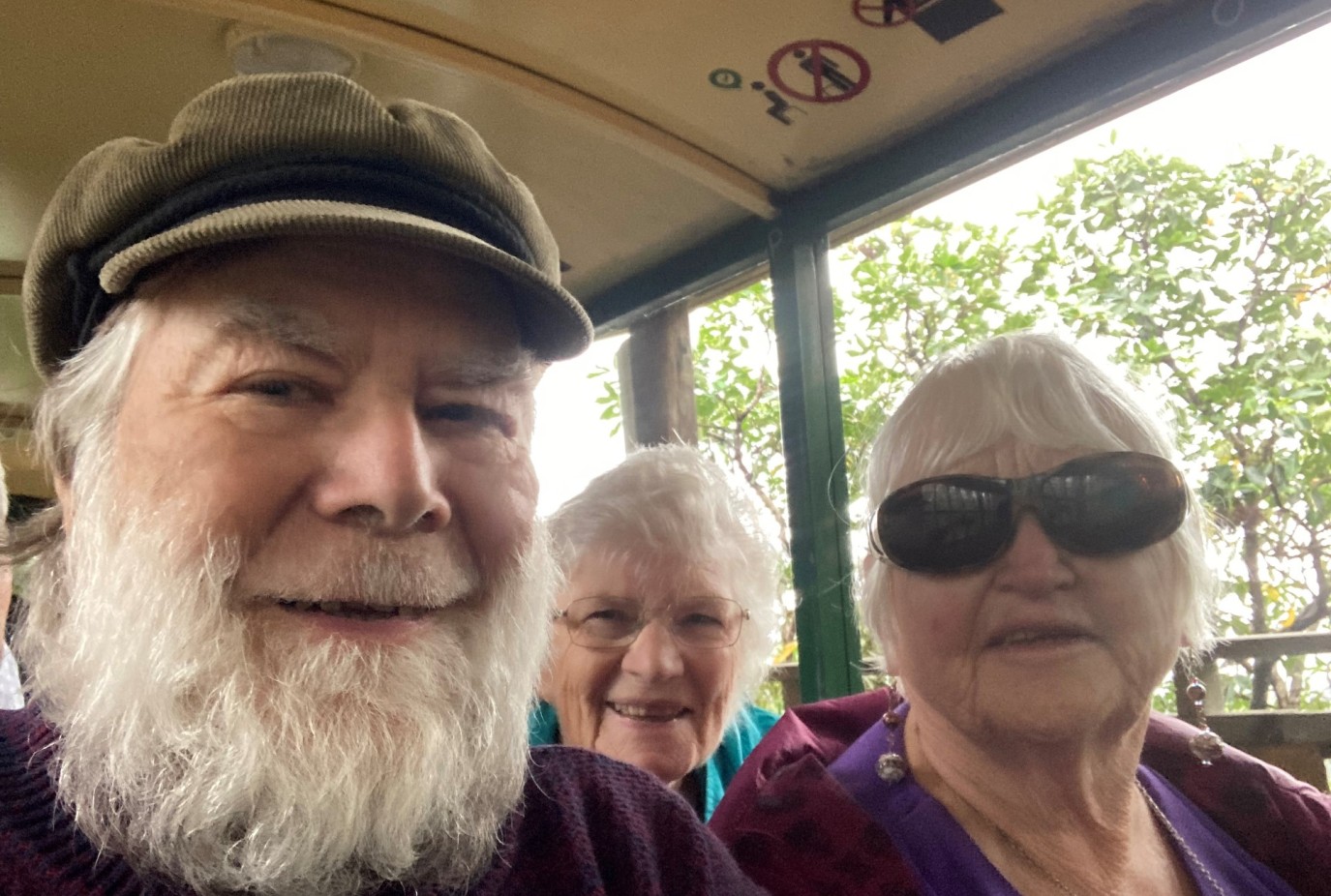 Steve his sister Virginia and his wife Jennifer