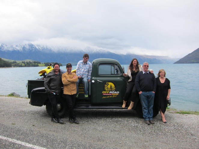 The Columb family from left Lachie Scott Brendan Alanna Denis and Marilyn Columb. PHOTO MILES HOLDEN