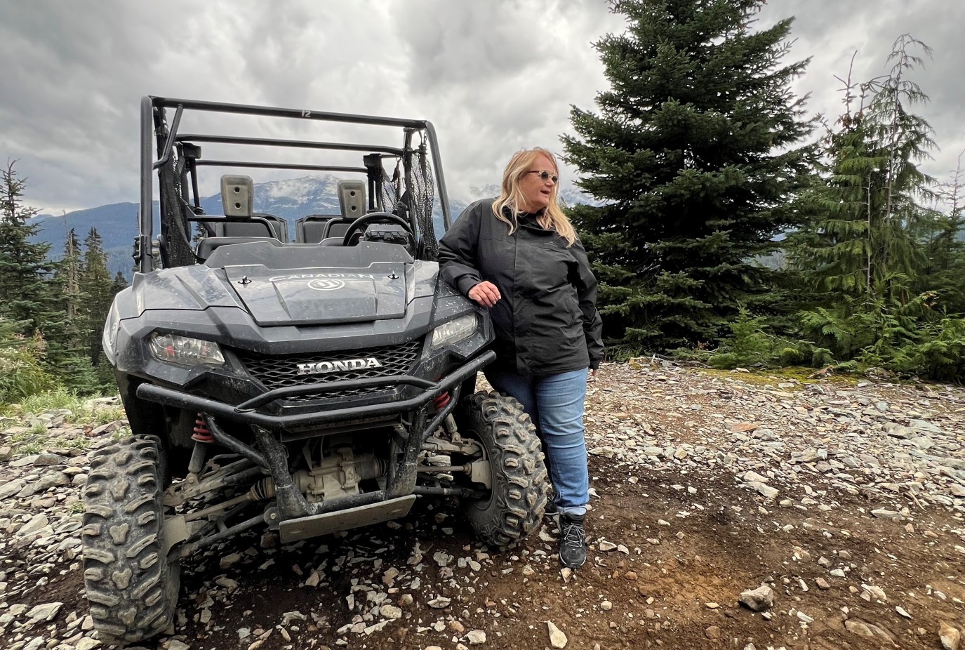 Tracy enjoying a holiday in Whistler Canada in October last year