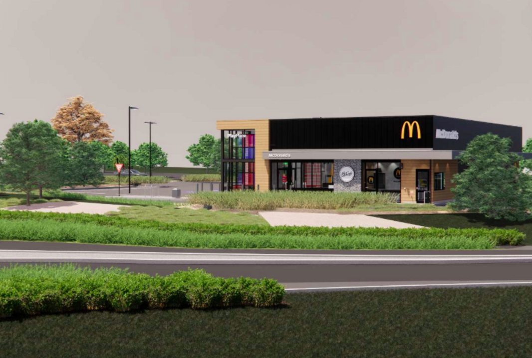 facebook Artists impression of Wanaka McDonalds image supplied